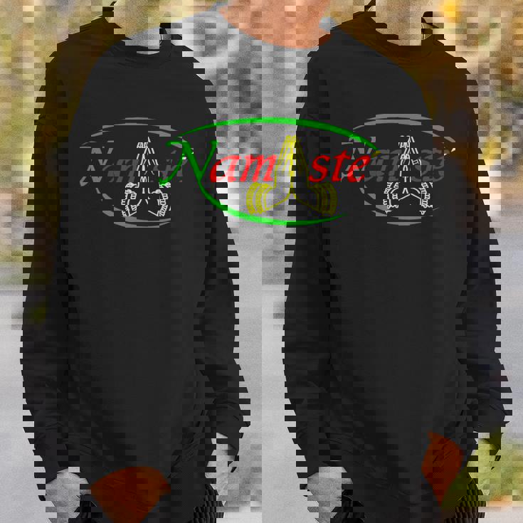 ナマステとラスタカラーヨガ。 スウェットシャツ 彼への贈り物