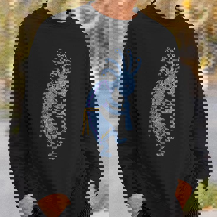 ネイティブアメリカン プエブロ カチナ スピリット ココペリ 3 スウェットシャツ 彼への贈り物