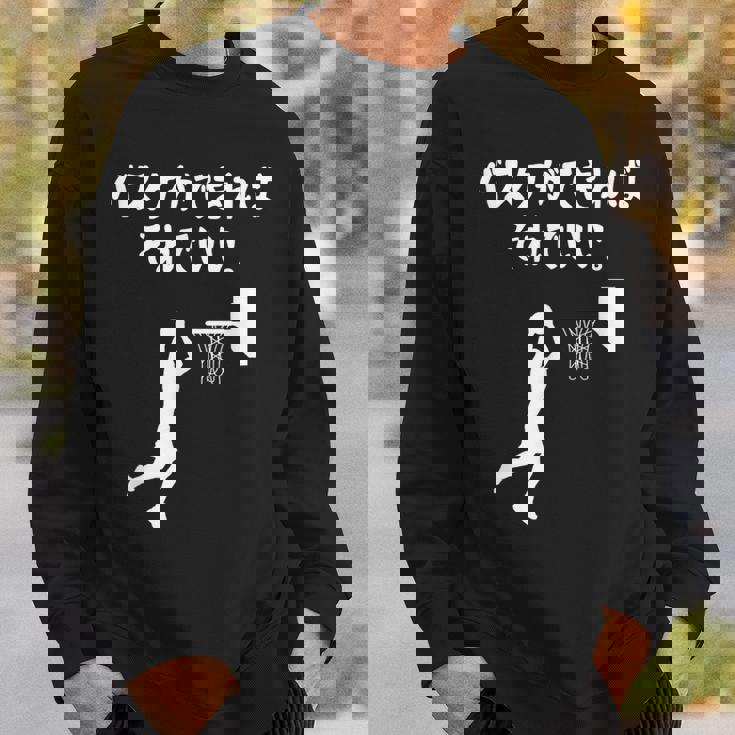 バスケができればそれでいい バスケ バスケ部 バスケットボール部 バスケ好き かっこいい バスケットマン スウェットシャツ 彼への贈り物