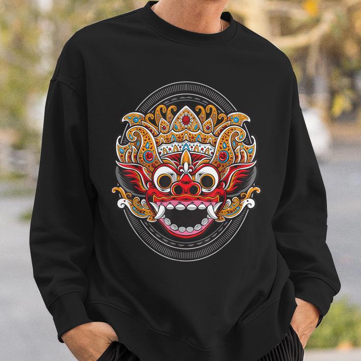 バロンマスク ランダ 魔女 バリ島 寺 インドネシア 島 ウブド ギフト 休暇 驚き 旅行 ジャワ島 お土産 スウェットシャツ 彼への贈り物