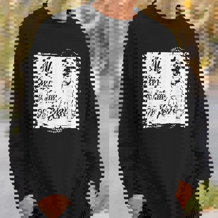 パグ・ドッグ Awesome Dog スウェットシャツ 彼への贈り物