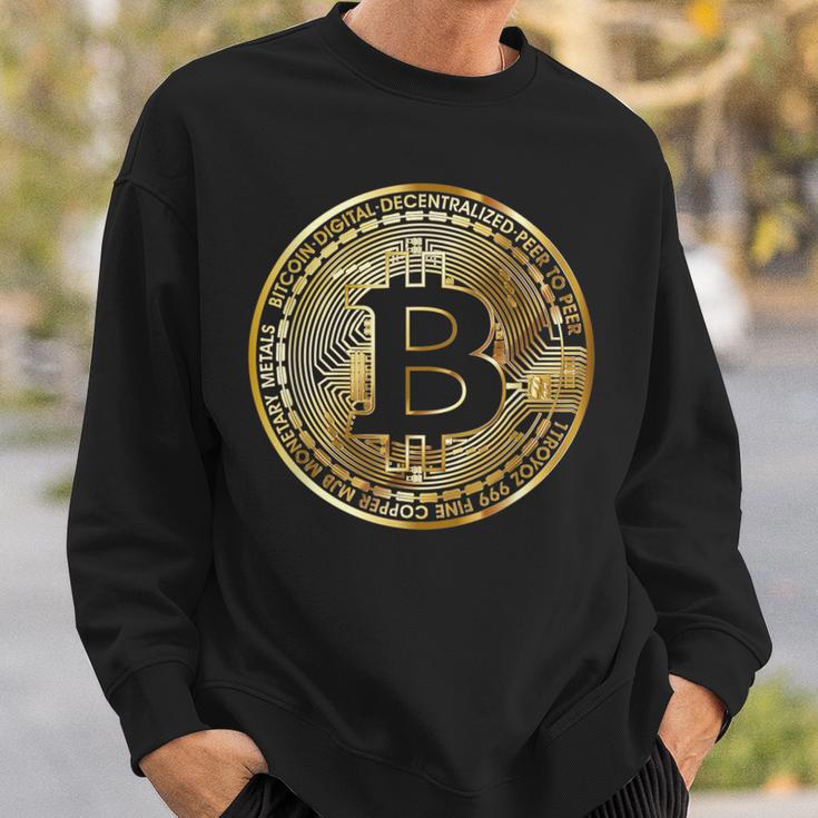 ビットコインbtcコイン暗号トレーダーBitcoinフューチャーフリーダムギフト スウェットシャツ 彼への贈り物