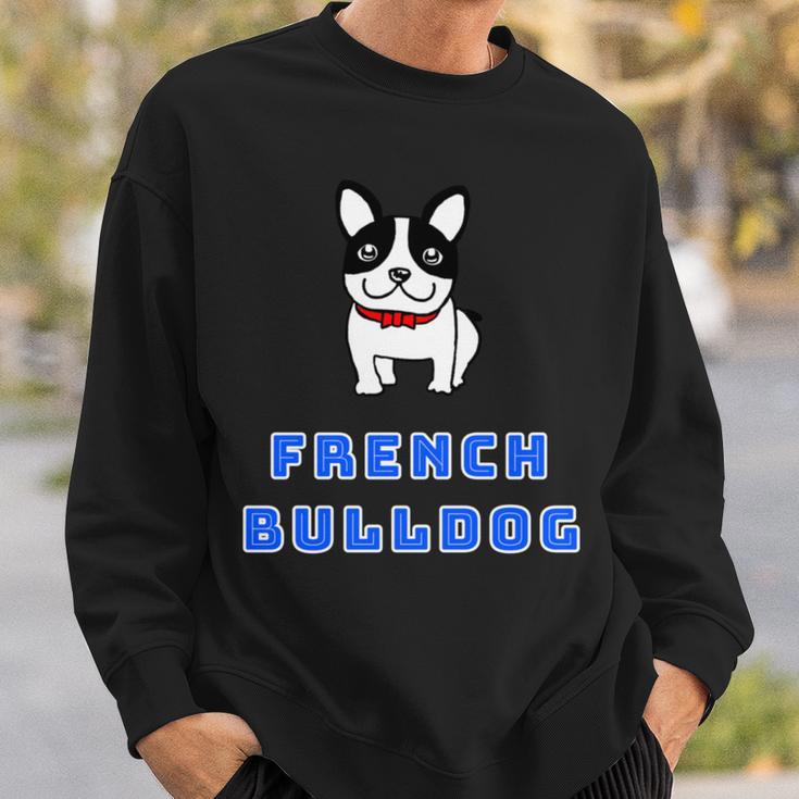 フレンチブルドッグ さん 犬【どうぶつフレンズ】グッズ ゆるくて かわいい イラスト 長袖tシャツ スウェットシャツ 彼への贈り物