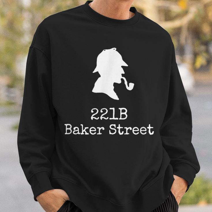 ブック愛好家 221B ベイカーストリート 探偵シャーロック・ホームズ スウェットシャツ 彼への贈り物