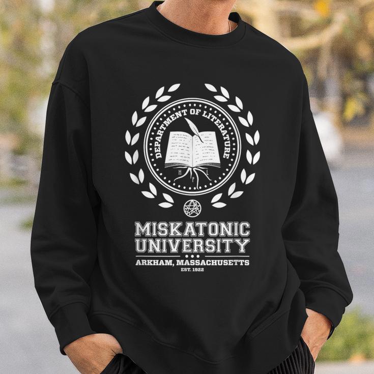 ミスカトニック大学クトゥルフ神話ネクロノミコン Call Of Cthulhu Miskatonic 大学 スウェットシャツ 彼への贈り物