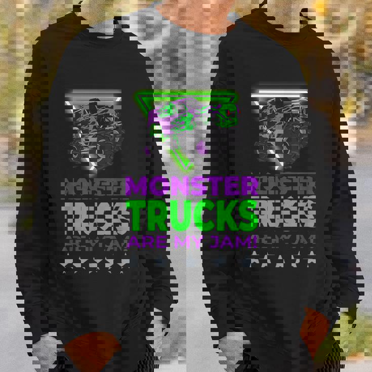 モンスタートラックは私のジャムです スウェットシャツ 彼への贈り物