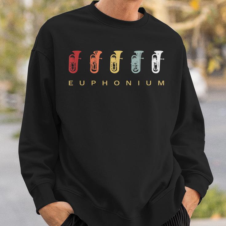 ユーフォニアム Euphonium 金管楽器 レトロ スウェットシャツ 彼への贈り物