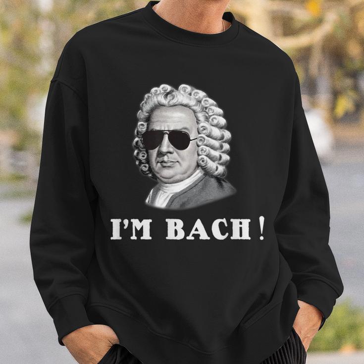ヨハン・セバスティアン・バッハ I'm Bach おもしろい スウェットシャツ 彼への贈り物