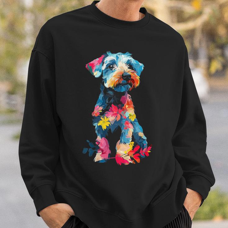 レイクランドテリア 犬 グラフィック ペットアート レイクランドテリア スウェットシャツ 彼への贈り物