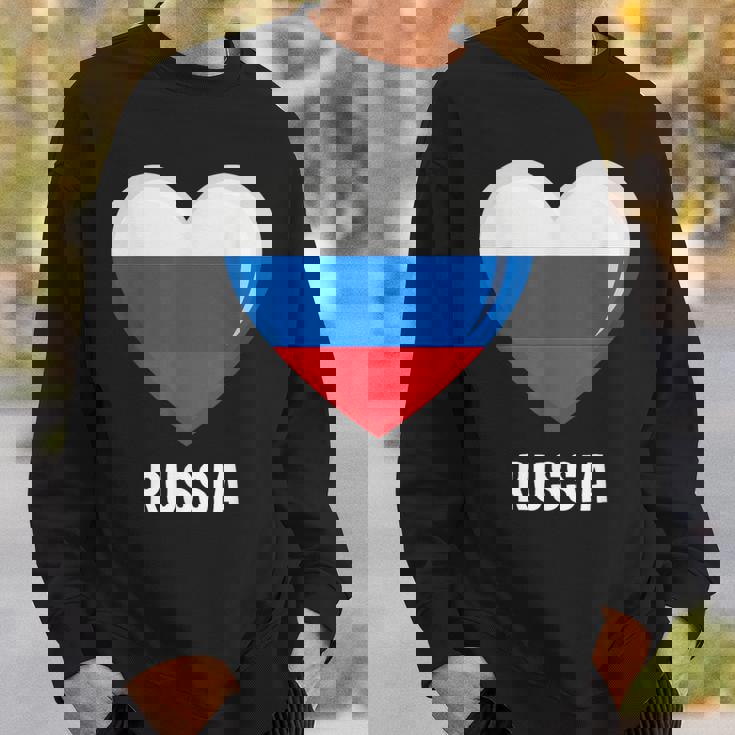 ロシア国旗シャツ スウェットシャツ 彼への贈り物