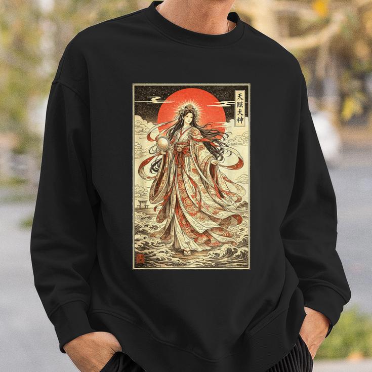 天照神道 女神 日本神話 浮世絵 スウェットシャツ 彼への贈り物