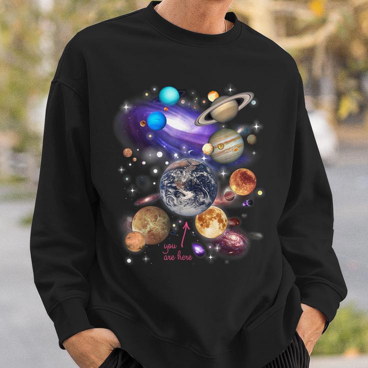 太陽系 太陽系の惑星 -Olarystem Planets スウェットシャツ 彼への贈り物