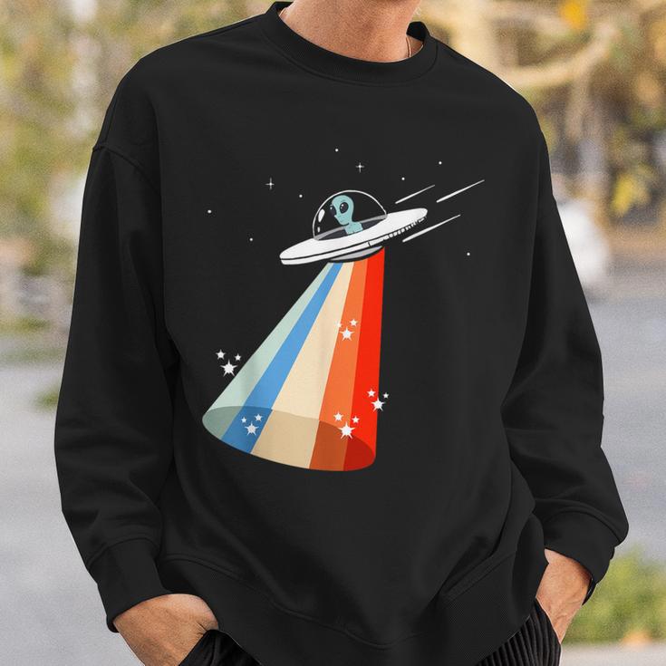 宇宙人誘引ufo 地球外飛行スペース エイリアン スウェットシャツ 彼への贈り物