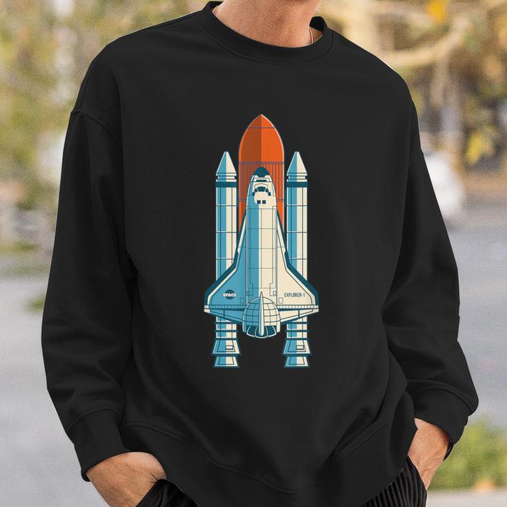 宇宙飛行士 スペースクラフト 宇宙旅行 スペースシャトル スウェットシャツ 彼への贈り物