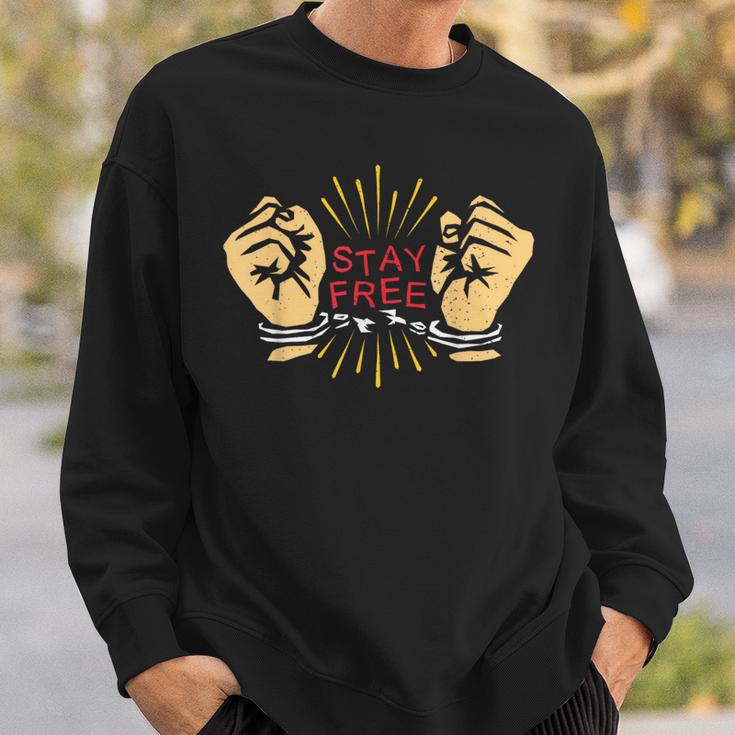手錠ステイフリーtシャツ 伝統的な刑務所の刑務所休憩 スウェットシャツ 彼への贈り物
