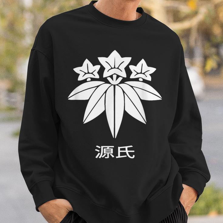 源氏 かもんと漢字 日本武士一族 スウェットシャツ 彼への贈り物