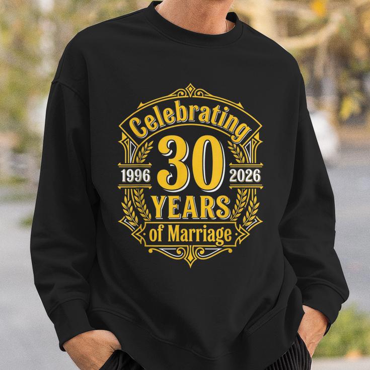 結婚30周年 結婚記念日 1996年 2026年 結婚30年 スウェットシャツ 彼への贈り物