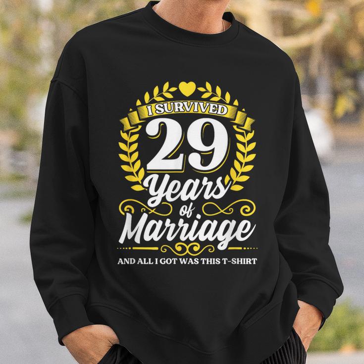 結婚して29年目の結婚記念日を乗り越えた スウェットシャツ 彼への贈り物