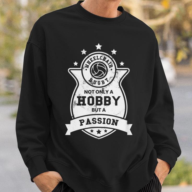 車椅子ラグビーtシャツ 情熱障害 スポーツギフト スウェットシャツ 彼への贈り物
