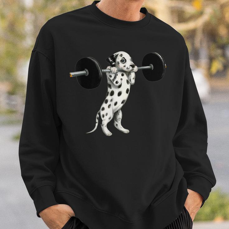 面白いtシャツ ダルメシアン 犬 イヌ わんこ メンズ 犬好き グッズ 面白い 服 ネタ 子供 筋トレ スウェットシャツ 彼への贈り物