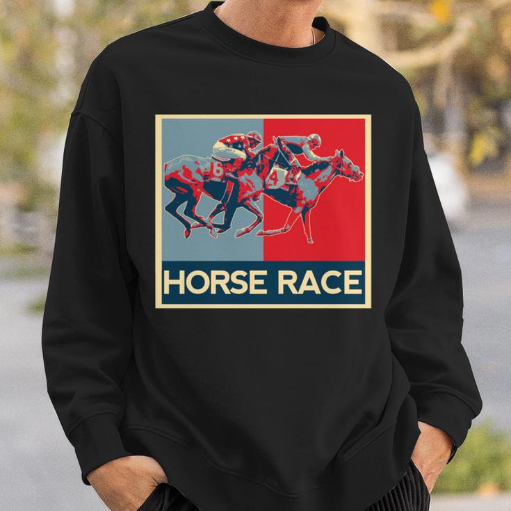 面白いtシャツ 馬tシャツ 競馬 馬 レース 乗馬 ジョッキー メンズ おもしろ 面白い グッズ ネタ 男性用 レトロ 長袖tシャツ スウェットシャツ 彼への贈り物