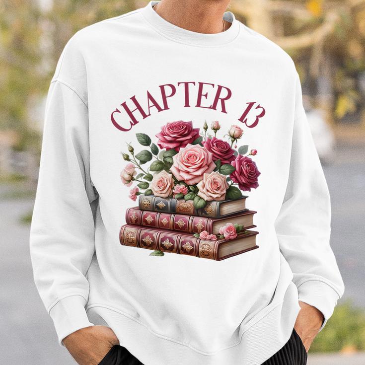13th Birthday Chapter 13 For Girls Book Lover Bookish Reader Sweatshirt Gifts for Him