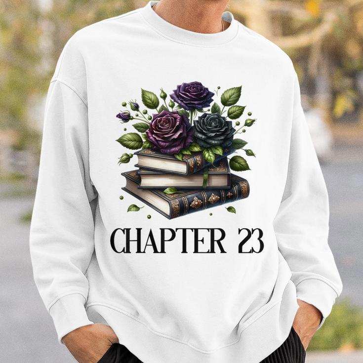 23rd Birthday Chapter 23 Bookish Spicy Book Dark Romance Sweatshirt Gifts for Him