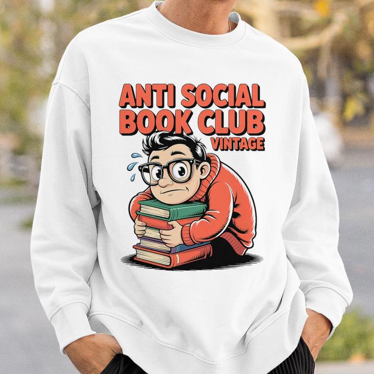 Anti Social Book Club Vintage Retro Reader Art Premium Tri-Blend Sweatshirt Gifts for Him Anti Social Book Club Vintage Retro Reader Art Premium Tri-Blend Sweatshirt Gifts for Him