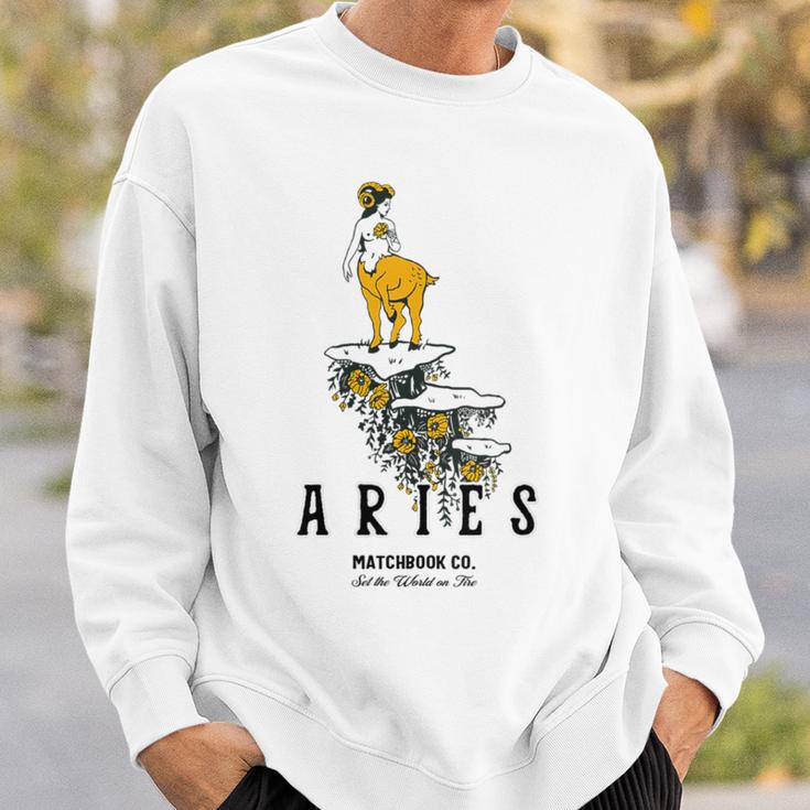 Aries Matchbook Company Sweatshirt Gifts for Him