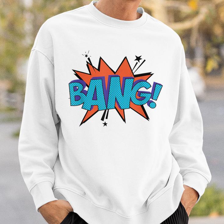 Bang Comic Book Sound Effect Bubble Graphic Tee Shirt Sweatshirt Gifts for Him Bang Comic Book Sound Effect Bubble Graphic Tee Shirt Sweatshirt Gifts for Him