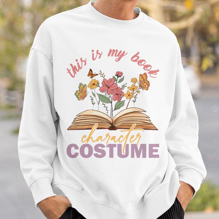 This Is My Book Character Costume Book Lover Sweatshirt Gifts for Him