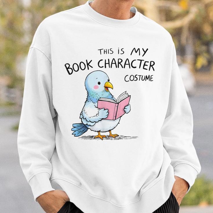 This Is My Book Character Costume I Pigeon Reading Tee Sweatshirt Gifts for Him
