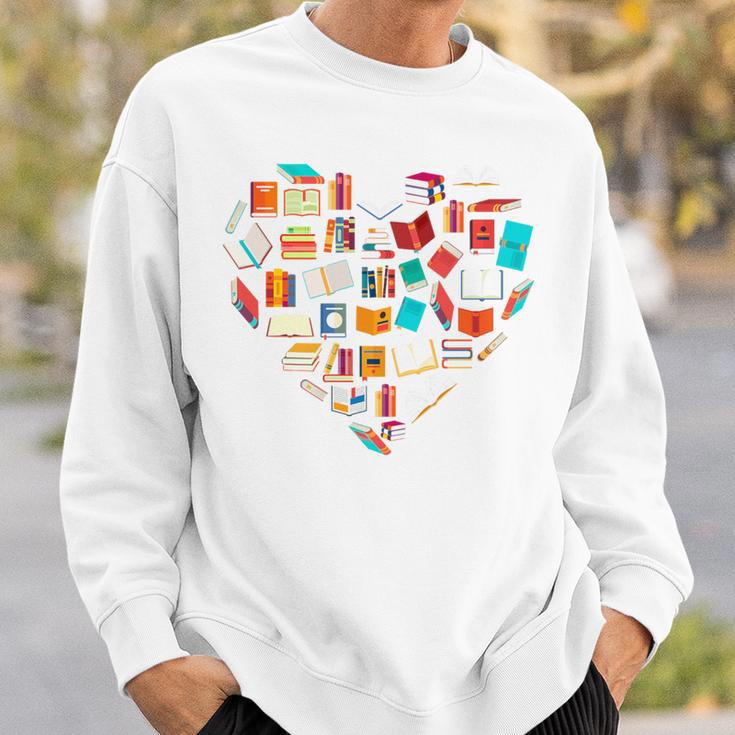Book Lover Heart Shape Reading Club Librarian Bookworm Premium Tri-Blend Sweatshirt Gifts for Him Book Lover Heart Shape Reading Club Librarian Bookworm Premium Tri-Blend Sweatshirt Gifts for Him
