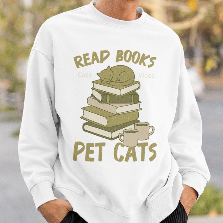 Book Lover Women Read Books Pet Cats Premium Tri-Blend Sweatshirt Gifts for Him Book Lover Women Read Books Pet Cats Premium Tri-Blend Sweatshirt Gifts for Him