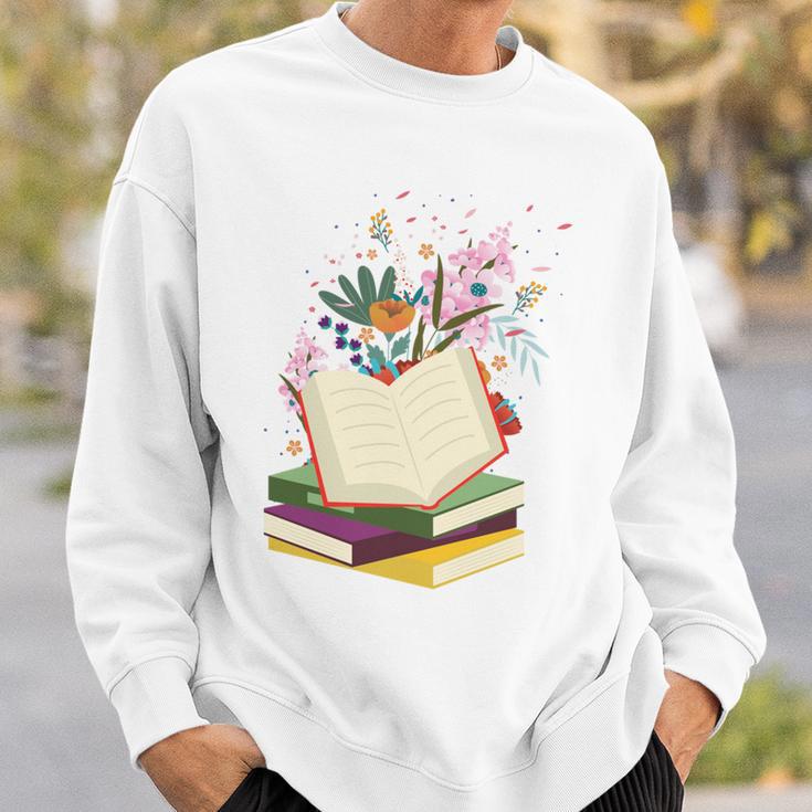 Book Lovers Wildflowers Books Reading Cute Floral Readers Sweatshirt Gifts for Him Book Lovers Wildflowers Books Reading Cute Floral Readers Sweatshirt Gifts for Him