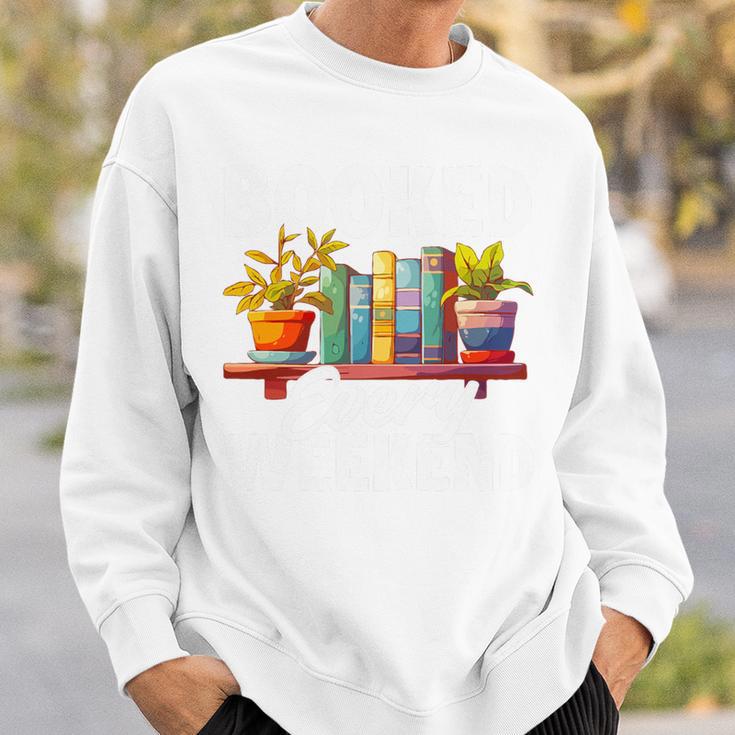 Booked Every Weekend Pun Book Lover Book Nerd Reading Premium Tri-Blend Sweatshirt Gifts for Him Booked Every Weekend Pun Book Lover Book Nerd Reading Premium Tri-Blend Sweatshirt Gifts for Him