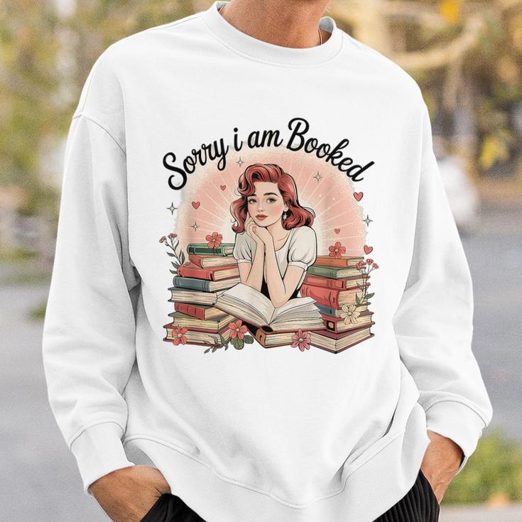My Weekend Is Booked Reading Read Books Reader Nerd Sweatshirt Gifts for Him