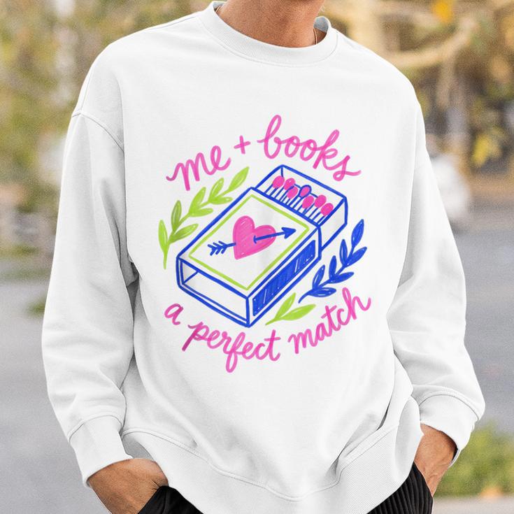 Bookish Girly Me And Books Perfect Love Match Book Reading Sweatshirt Gifts for Him Bookish Girly Me And Books Perfect Love Match Book Reading Sweatshirt Gifts for Him