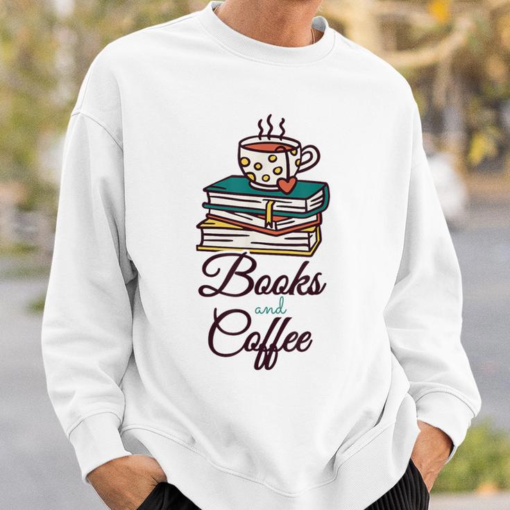 Books And Coffee Sweatshirt Gifts for Him