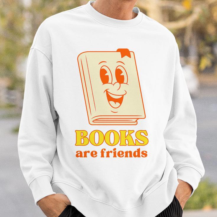 Books Are Friends Bookish Bookstore Library Premium Tri-Blend Sweatshirt Gifts for Him Books Are Friends Bookish Bookstore Library Premium Tri-Blend Sweatshirt Gifts for Him