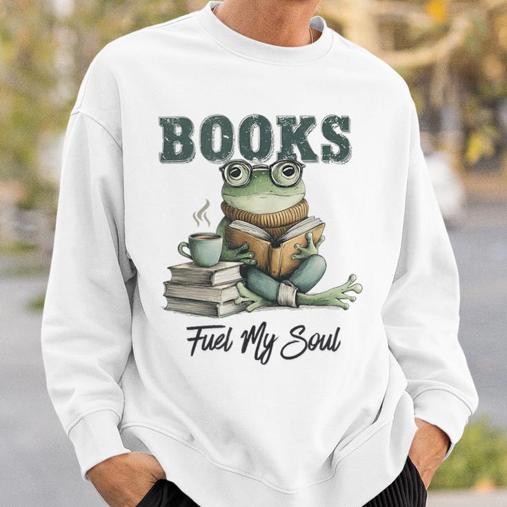 Books Fuel My Soul Sweatshirt Gifts for Him