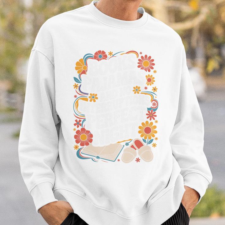 Books And Pajamas Book Lover Reading Humor Librarian Premium Tri-Blend Sweatshirt Gifts for Him Books And Pajamas Book Lover Reading Humor Librarian Premium Tri-Blend Sweatshirt Gifts for Him