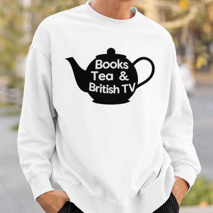 Books Tea And British TV Premium Tri-Blend T-Shirt Sweatshirt Gifts for Him