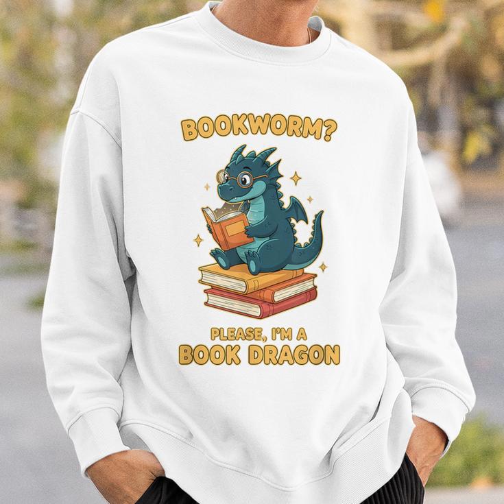 Bookworm Please I'm A Book Dragon Reading For Men Sweatshirt Gifts for Him Bookworm Please I'm A Book Dragon Reading For Men Sweatshirt Gifts for Him
