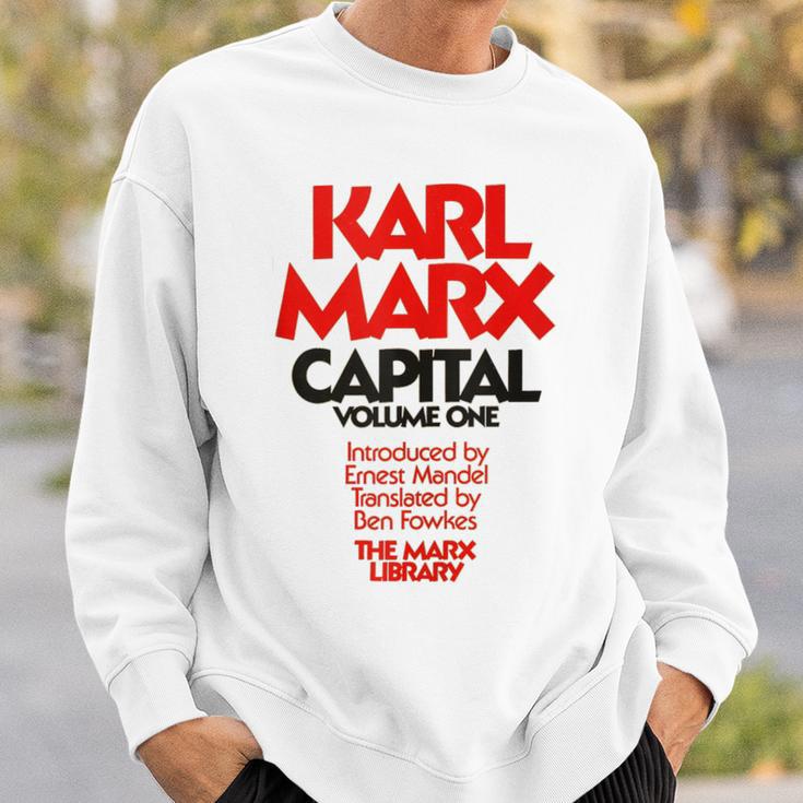 Capital Karl Marx Vintage Book Cover Sweatshirt Gifts for Him