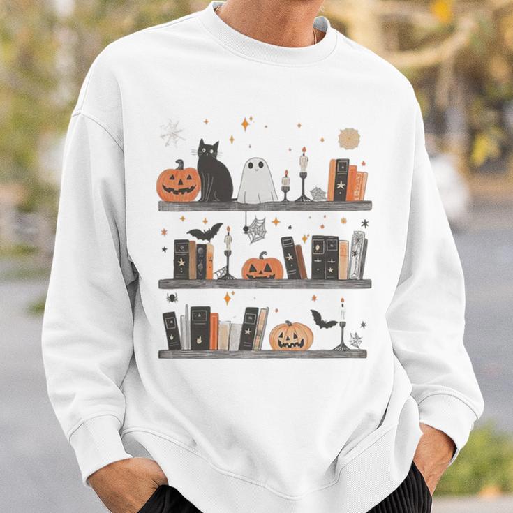 Cat Book Lover Halloween Cute Spooky Reading Premium Tri-Blend Sweatshirt Gifts for Him Cat Book Lover Halloween Cute Spooky Reading Premium Tri-Blend Sweatshirt Gifts for Him