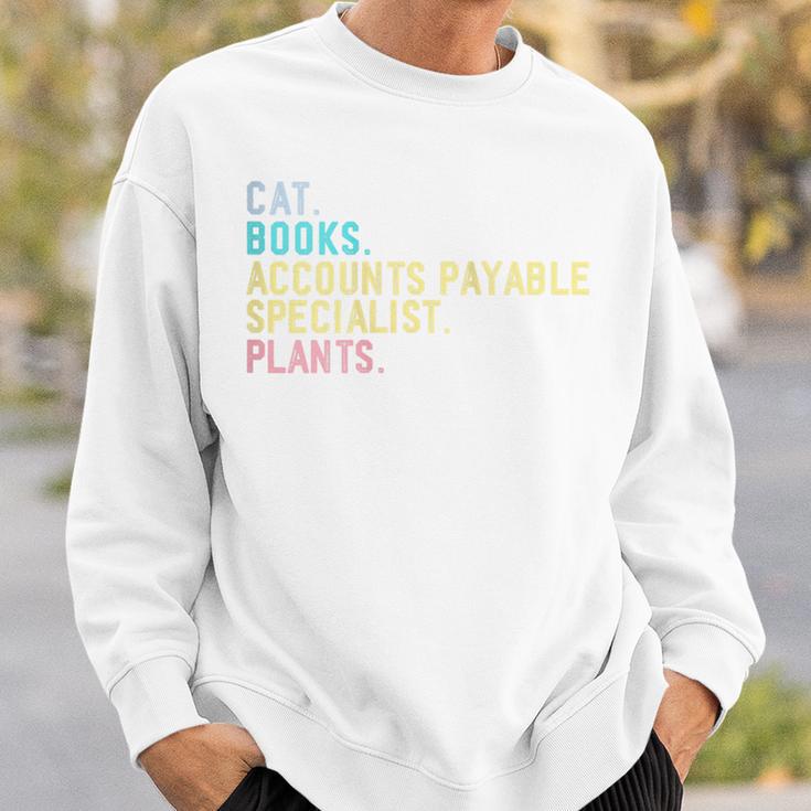 Cats Books Plants Accounts Payable Specialist Sweatshirt Gifts for Him Cats Books Plants Accounts Payable Specialist Sweatshirt Gifts for Him