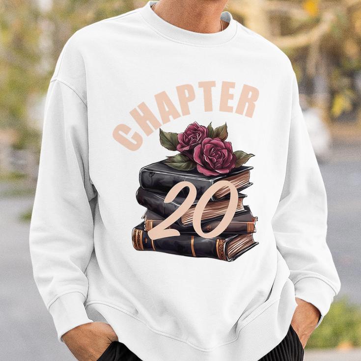 Chapter 20 20th Birthday Women Book Lovers Its My Birthday Premium Tri-Blend Sweatshirt Gifts for Him