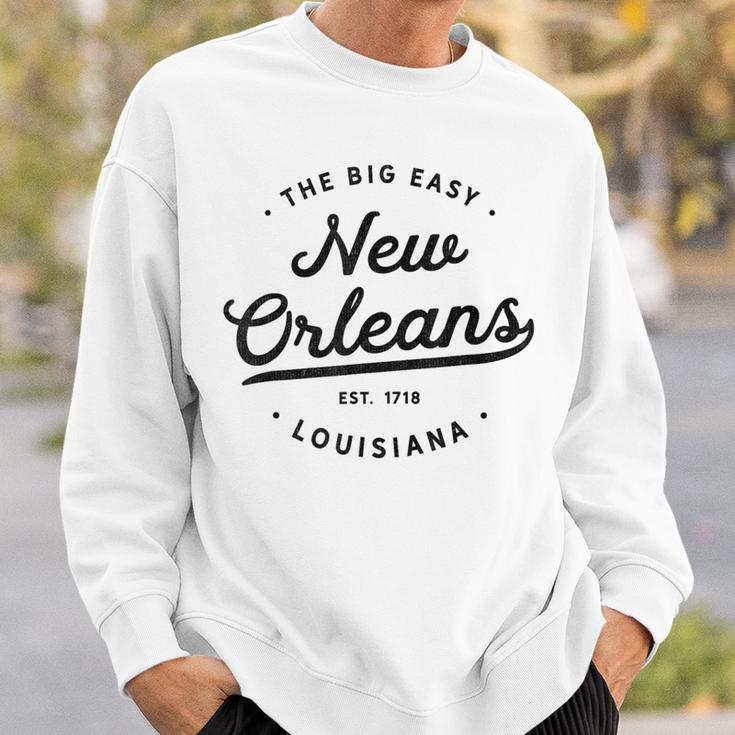 Classic Retrointage New Orleans Louisiana Usa Big Easy スウェットシャツ 彼への贈り物