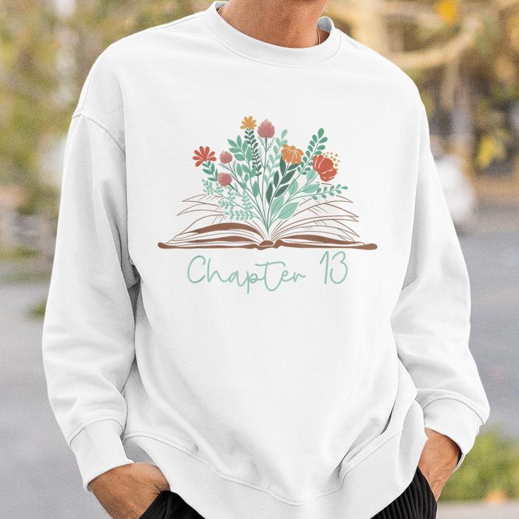 Cute 13th Birthday Chapter 13 Official Teenager Book Lover Sweatshirt Gifts for Him